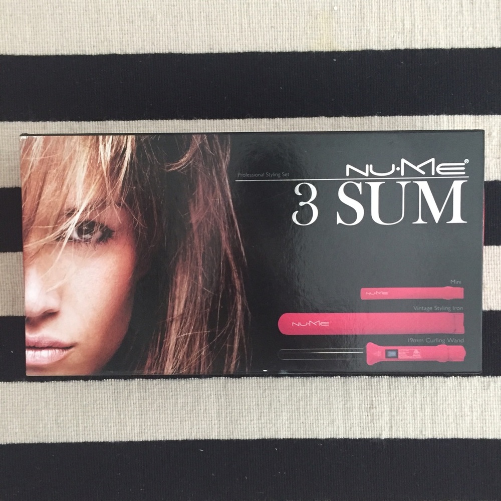 NuMe 3 Sum curling wand straightener mini …